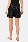 Amante Sleep Shorts - Black Beauty Floral Print — thumbnail 3